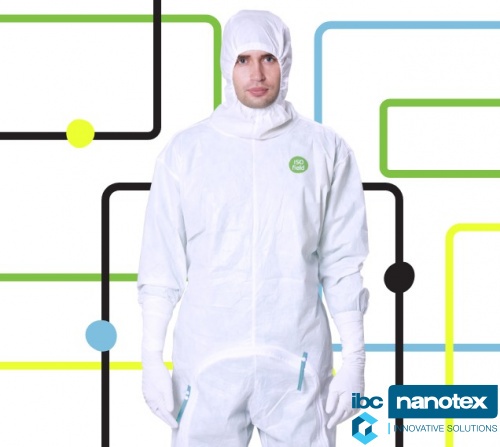 Isofield Steridon – sterilni kombinezon za čiste sobe za čiste sobe IBC NANOTEX