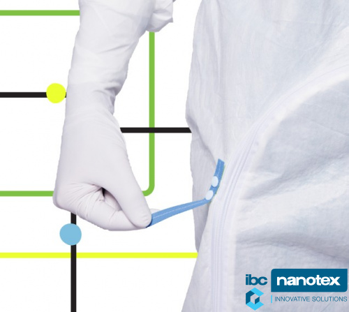 Isofield Steridon – sterilni kombinezon za čiste sobe za čiste sobe IBC NANOTEX