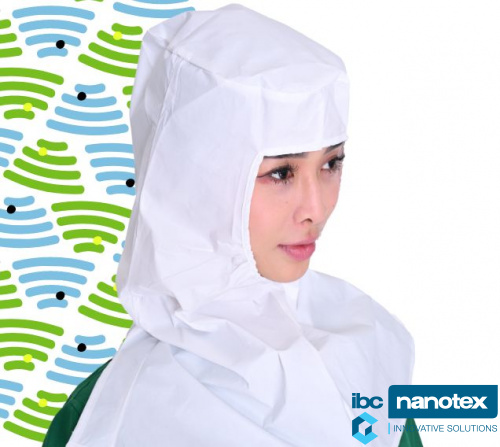 Isofield Horizon – kapuljača za čiste sobe za čiste sobe IBC NANOTEX