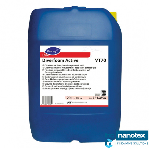Diverfoam Active VT70 20L za čiste sobe i sterilnu proizvodnju IBC Nanotex