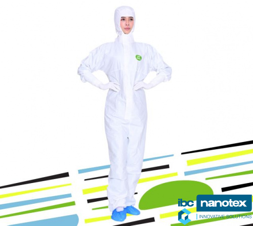 Isofield Horizon – kombinezon za čiste sobe sa kapuljačom za čiste sobe IBC NANOTEX