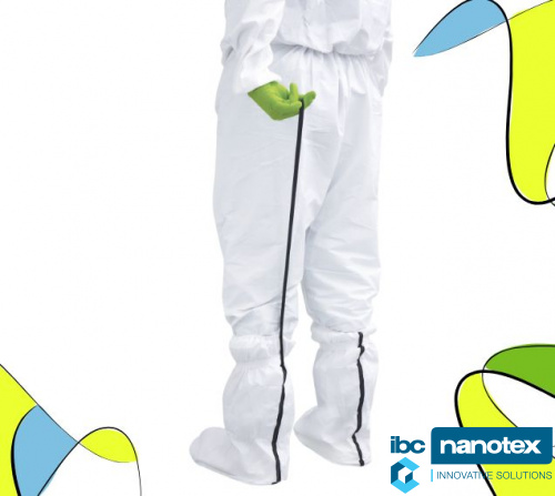 Isofield Horizon ESD – antistatični visoki nazuvci za čiste sobe za čiste sobe IBC NANOTEX