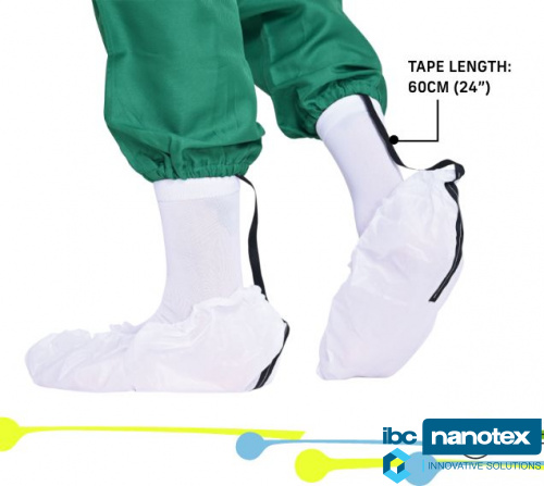 Isofield Horizon ESD – antistatični nazuvci za čiste sobe za čiste sobe IBC NANOTEX