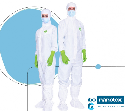 Isofield Beta – sterilni komplet odeće za čiste sobe za čiste sobe IBC NANOTEX