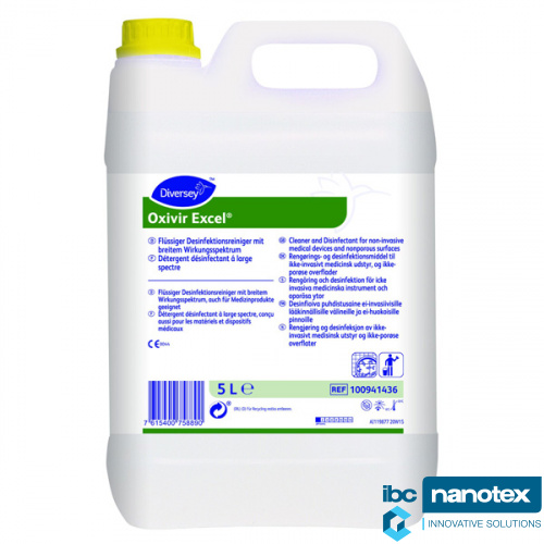 Diversey Oxivir Excel za čiste sobe i sterilnu proizvodnju IBC Nanotex