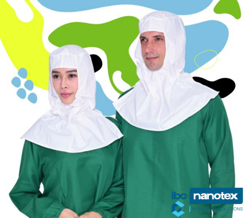 Isofield Vista – sterilna kapuljača za čiste sobe za čiste sobe IBC NANOTEX