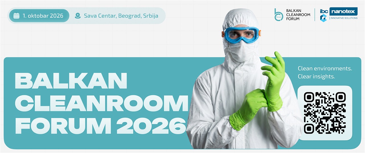 Balkan Cleanroom Forum 2026 u Beogradu: najveća regionalni dogadjaj o čistim sobama i kontroli kontaminacije