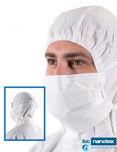 Sterilna maska sa vezicom МТА 210-1 BioClean  za čiste sobe IBC Nanotex