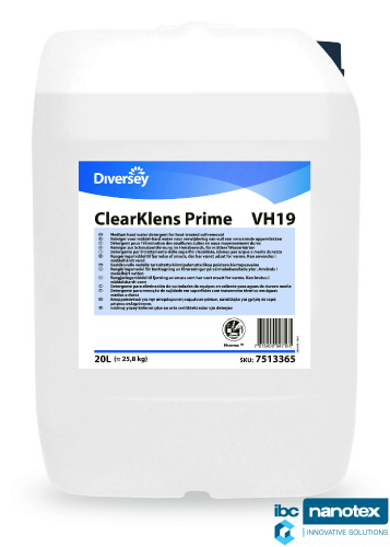 Alkalno sredstvo za čišćenje ClearKlens Prime 20L za čiste sobe i sterilnu proizvodnju IBC Nanotex