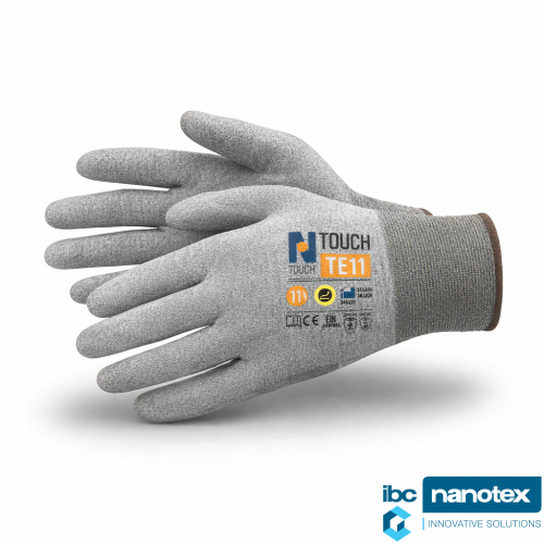 Antistatičke radne zaštitne pletene rukavice bez premaza TE11 Npro Ntouch