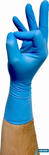 Jednokratne nitril rukavice u dispenzeru 300 mm NTouch TN30 NPro Za laboratorije IBC Nanotex