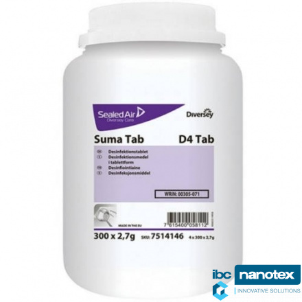 Средство дезинфицирующее Suma TAB D4 таблетка  для чистых помещений IBC Nanotex