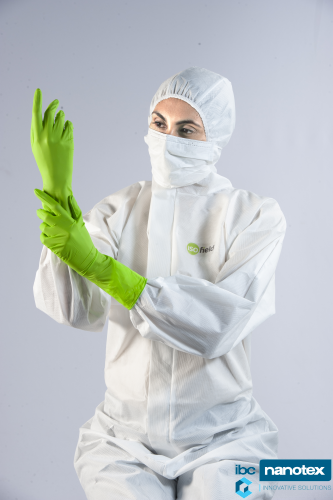  Rukavice za ciste sobe nitrilne Sterilne 300 mm Volta ISOfield za čiste sobe  IBC Nanotex