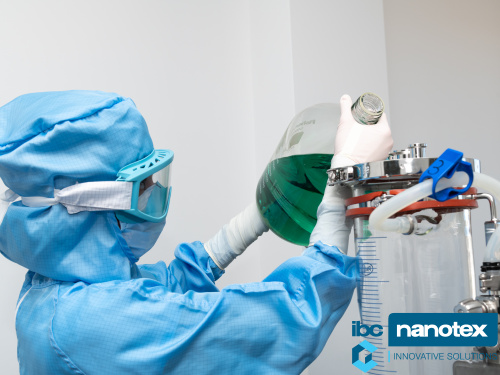 Rukavice za ciste sobe nitrilne 300 mm SHIELD Scientific white Nitrile SHIELD Scientific za čiste sobe  IBC Nanotex