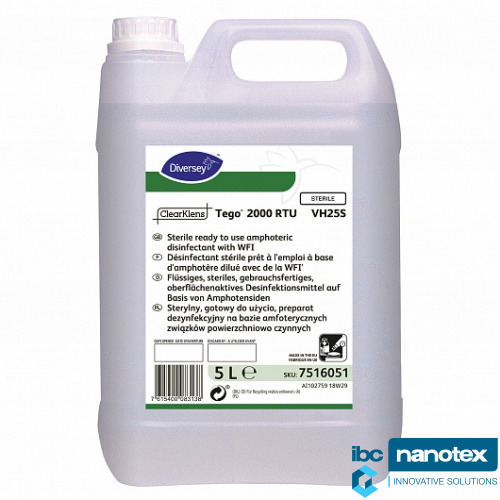  Sterilni Tego2000 RTU 5 Lit za čiste sobe i sterilnu proizvodnju IBC Nanotex