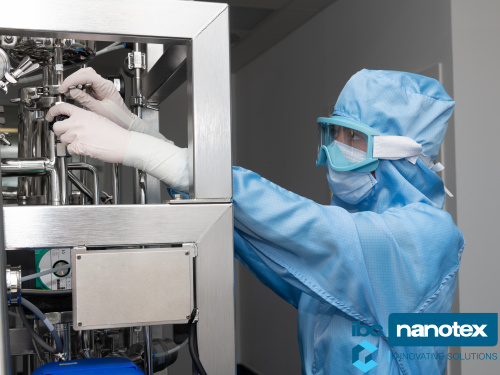 Rukavice za ciste sobe nitrilne 300 mm SHIELD Scientific white Nitrile SHIELD Scientific za čiste sobe  IBC Nanotex