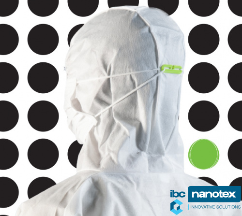 Maska za lice na gumicu Peta 230  za čiste sobe IBC Nanotex