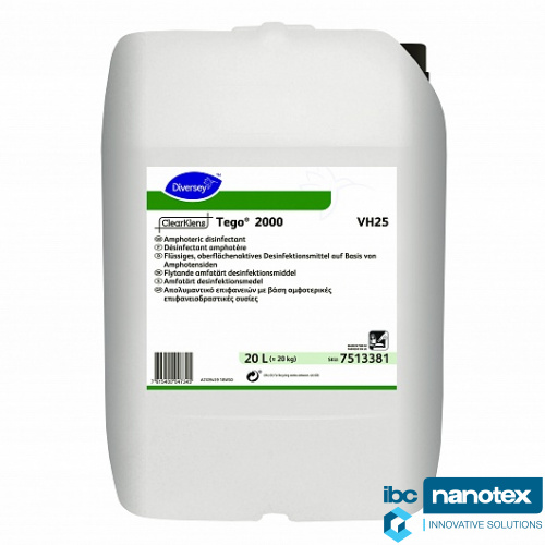 Nesterilni koncentrat Tego 2000 VH25, 20 Lit za čiste sobe i sterilnu proizvodnju IBC Nanotex