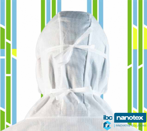 Sterilna maska za lice na vezivanje Tera 230  za čiste sobe IBC Nanotex