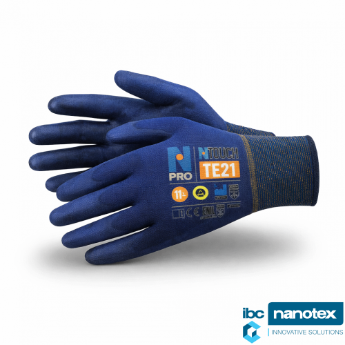 Antistatičke zaptitne pletene rukavice bez premaza TE21 Npro Ntouch