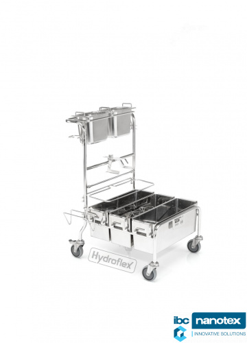 Kolica za ciscenje od poliranog inox-a ERGO-S 2.0. 320