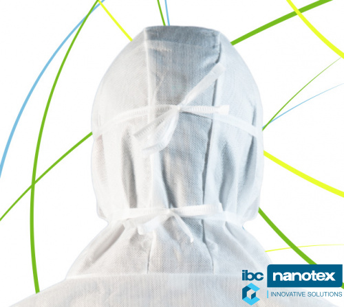  Maska za lice na vezivanje Zetta 230  za čiste sobe IBC Nanotex