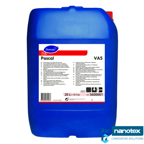 Kiseli CIP deterdzent Pascal 20 lit za čiste sobe i sterilnu proizvodnju IBC Nanotex