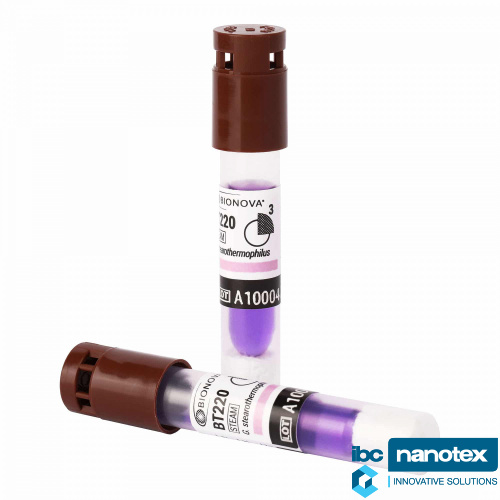 BT220 biološki indikator. 3 sata. Autoklaviranje (parna sterilizacija). Bionova Terragene
