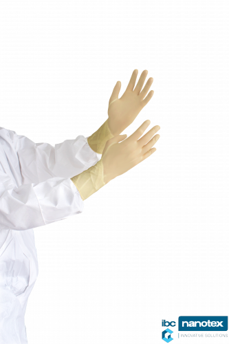 Rukavice za ciste sobe latex Sterilne 300 mm Blazer LT ISOfield za čiste sobe  IBC Nanotex