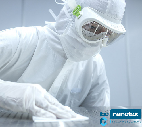  Maska za lice na vezivanje Zetta 230  za čiste sobe IBC Nanotex