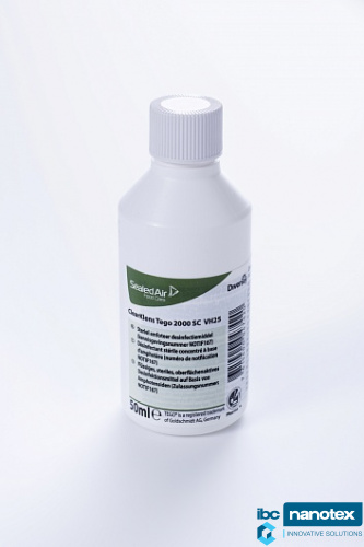 Sterilno koncetrovano dezinfekciono sredstvo za čišćenje ClearKlens Tego 2000 SC 50ml za čiste sobe i sterilnu proizvodnju IBC Nanotex