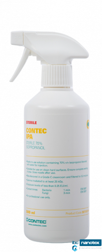 Sterilni alkohol IPA 70% Contec 0,5 lit. trigger spray za čiste sobe i sterilnu proizvodnju IBC Nanotex