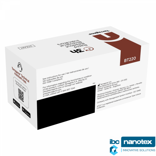 BT220 biološki indikator. 3 sata. Autoklaviranje (parna sterilizacija). Bionova Terragene