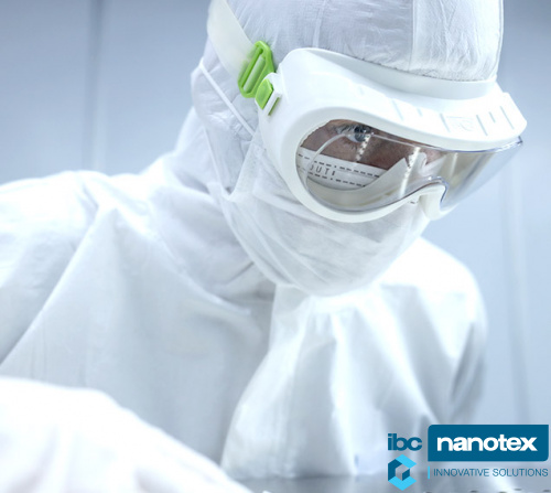  Sterilna maska za lice na gumicu Exa 230  za čiste sobe IBC Nanotex