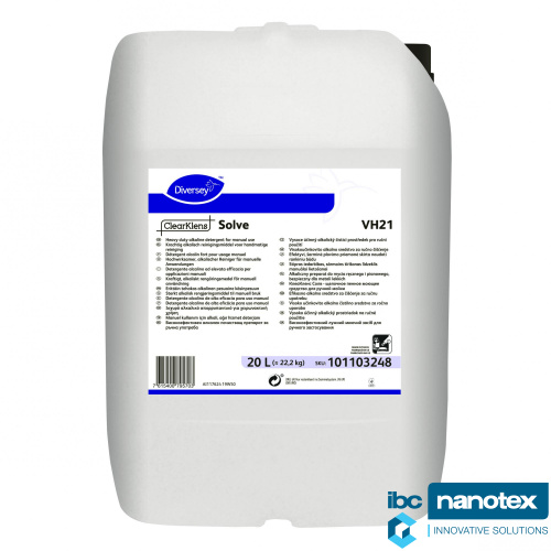  Nesterilni alkalni deterdzant ClearKlens Solve 20 lit IBC Nanotex