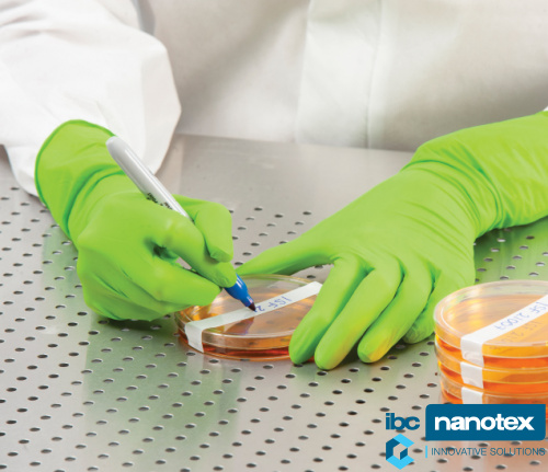  Rukavice za ciste sobe nitrilne Sterilne 300 mm Volta ISOfield za čiste sobe  IBC Nanotex