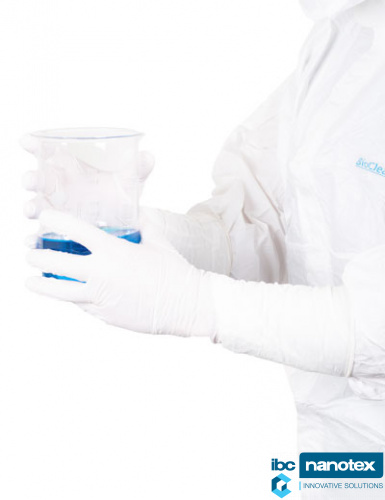 Rukavice nitrilne NERVA BioClean za čiste sobe IBC Nanotex