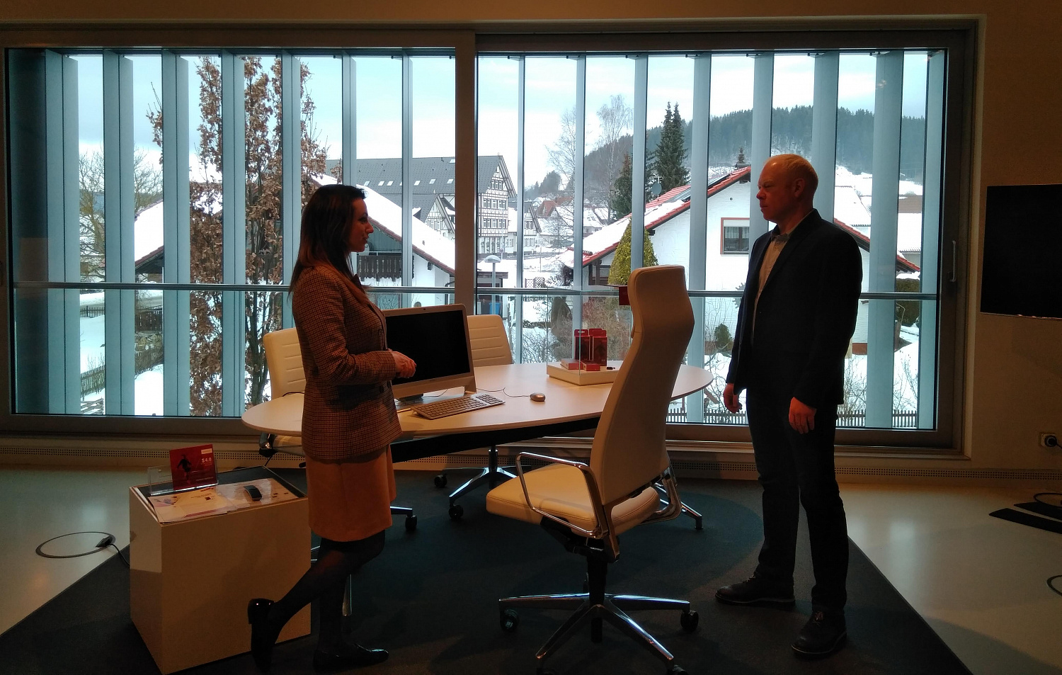 Визит специалистов IBC Nanotex на завод по производству стульев BIMOS, Германия